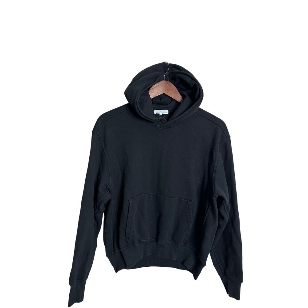 Lady White Co  Hoodie Black Cotton Mens 36/Small